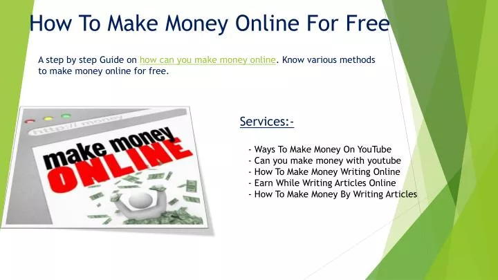 how to make money online for free