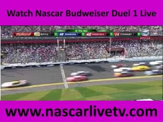 watch nascar budweiser duel 1 live