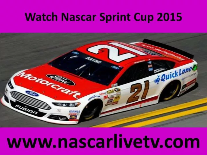 watch nascar sprint cup 2015