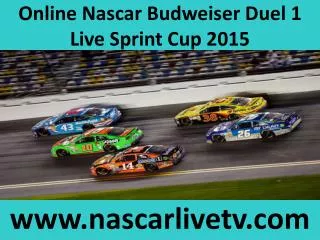 Nascar Sprint Cup Daytona International Speedway 19 feb 2015
