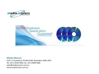 CD DVD Duplication Service