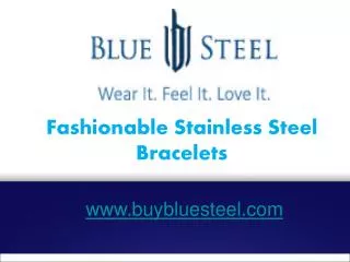 Fashionable Stainless Steel Bracelets - buybluesteel