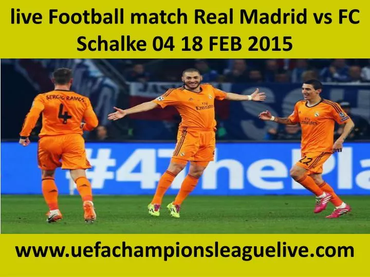 live football match real madrid vs fc schalke 04 18 feb 2015