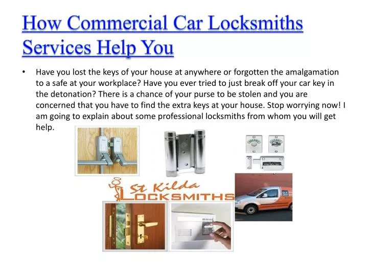 how commercial car locksmiths services help you