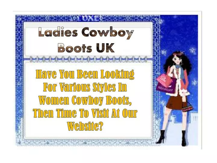 ladies cowboy boots uk