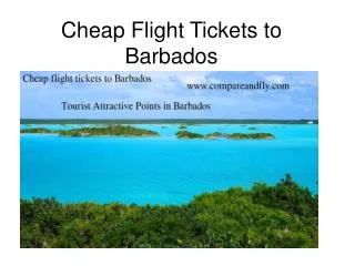 Cheap Tickets | Compare Flights to Barbados