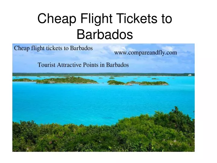 cheap flight tickets to barbados