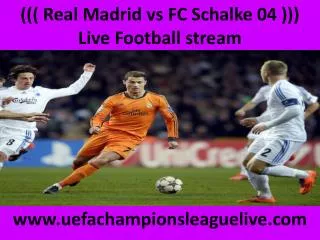 Football Schalke vs Real Madrid
