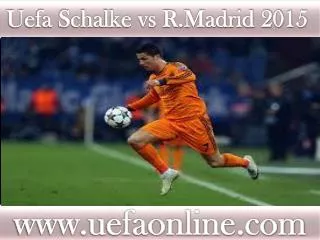 ((( Schalke vs R.Madrid ))) Live Football stream