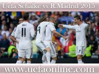 Bayern Real Madrid vs Schalke Football 18 FEB 2015 streaming