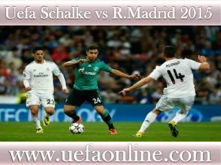 Football ((( Schalke vs R.Madrid ))) live streaming