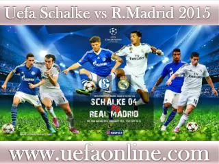 watch Schalke vs R.Madrid live tv stream