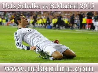 R.Madrid vs Schalke match will be live telecast on 18 FEB 20