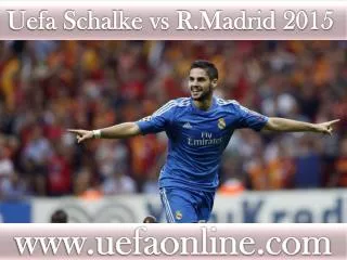 R.Madrid vs Schalke live