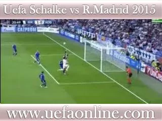 watch Real Madrid vs Schalke in Veltins-Arena 18 FEB