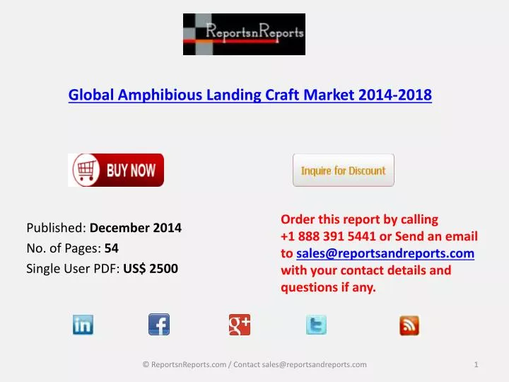 global amphibious landing craft market 2014 2018