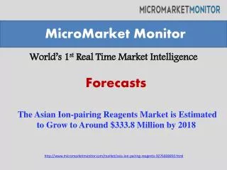 The Asian Ion-pairing Reagents Market is Estimated to Grow t